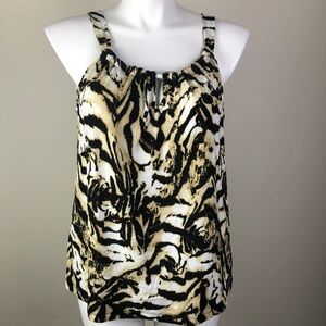Philosophy Animal Print Tank Scoop Neck
